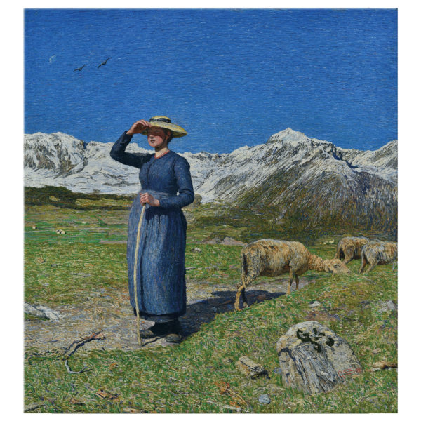 Mittag in den Alpen, 1891