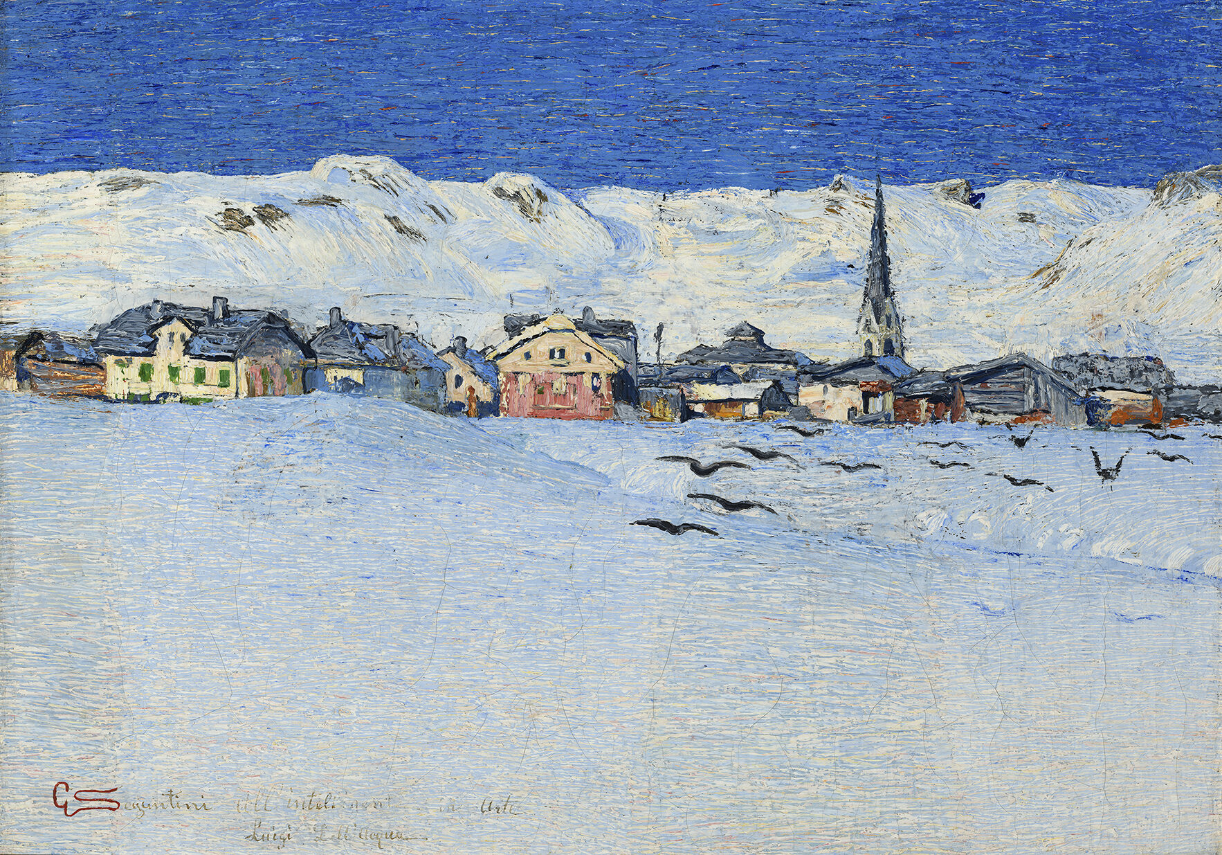 Savognino d'inverno, 1890
Courtesy METS Percorsi d’arte, Novara 
 